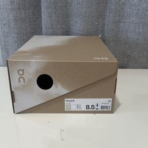 On Cloud empty shoe box. Size 8.5 women.